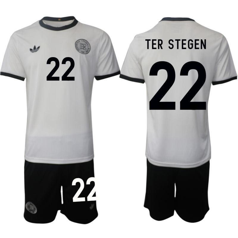 Men 2025-2026 Season Germany home white #22 Soccer Jersey
